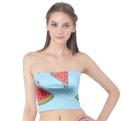 Watermelon Fruit Pattern Tropical Tube Top by Apen