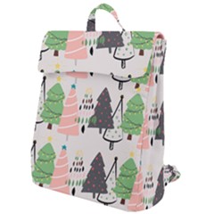 Christmas Trees Icons Flap Top Backpack by Apen