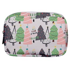 Christmas Trees Icons Make Up Pouch (small) by Apen