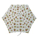 Fries Taco Pattern Fast Food Mini Folding Umbrellas View1