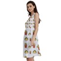 Fries Taco Pattern Fast Food Classic Skater Dress View2