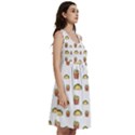 Fries Taco Pattern Fast Food Classic Skater Dress View3