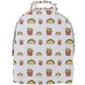 Fries Taco Pattern Fast Food Mini Full Print Backpack View1