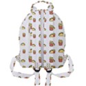 Fries Taco Pattern Fast Food Mini Full Print Backpack View2