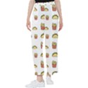 Fries Taco Pattern Fast Food Women s Pants  View1