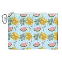 Summer Pattern Texture Vibes Canvas Cosmetic Bag (xl) by Apen