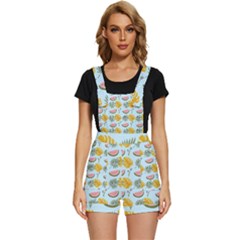 Summer Pattern Texture Vibes Short Overalls by Apen