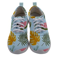 Watermelon Leaves Fruit Foliage Women Athletic Shoes by Apen