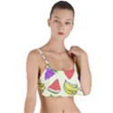 Fruits Pattern Background Food Layered Top Bikini Top  View1