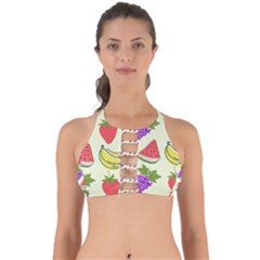 Fruits Pattern Background Food Perfectly Cut Out Bikini Top by Apen