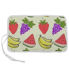 Fruits Pattern Background Food Pen Storage Case (s) by Apen