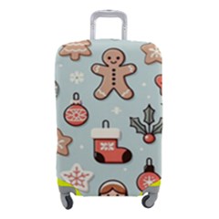 Christmas Cartoon Pattern Luggage Cover (small) by Apen