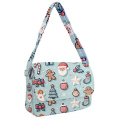 Christmas Decoration Angel Courier Bag by Apen