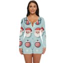 Christmas Decoration Angel Long Sleeve Boyleg Swimsuit View1