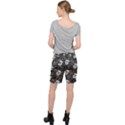 Skull Skeleton Pattern Texture Women s Pocket Shorts View2