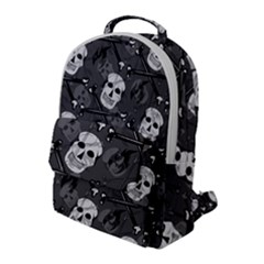 Skull Skeleton Pattern Texture Flap Pocket Backpack (large) by Apen