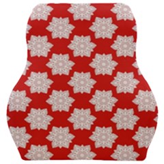 Christmas Snowflakes Background Pattern Car Seat Velour Cushion  by Apen