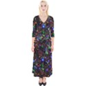 Christmas Lights Quarter Sleeve Wrap Maxi Dress View1