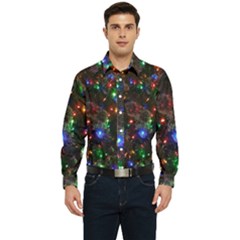 Christmas Lights Men s Long Sleeve  Shirt by Apen