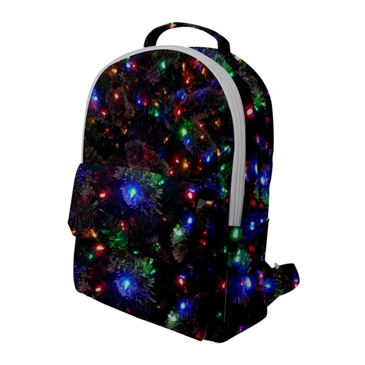 Christmas Lights Flap Pocket Backpack (Large)