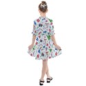 New Year Christmas Winter Pattern Kids  All Frills Chiffon Dress View2