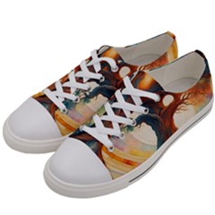 Tree Cosmic Spiritual Meditation Men s Low Top Canvas Sneakers by Apen