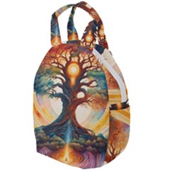 Tree Cosmic Spiritual Meditation Travel Backpack by Apen