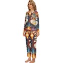 Tree Cosmic Spiritual Meditation Womens  Long Sleeve Lightweight Pajamas Set View2