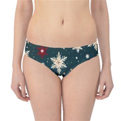 Snowflakes Winter Snow Hipster Bikini Bottoms by Apen