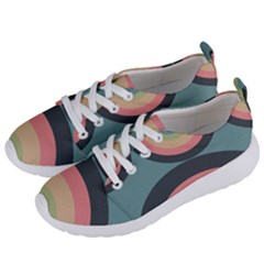 Circles Design Pattern Tile Women s Lightweight Sports Shoes by Ravend