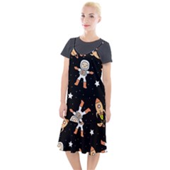 Astronaut Space Rockets Spaceman Camis Fishtail Dress by Ravend