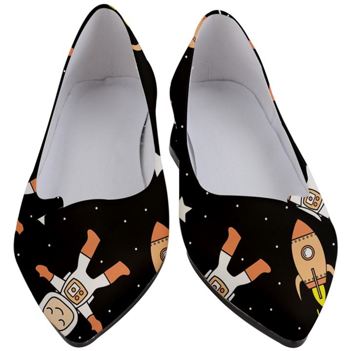 Astronaut Space Rockets Spaceman Women s Block Heels 