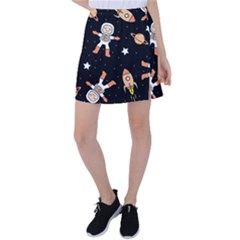 Astronaut Space Rockets Spaceman Tennis Skirt by Ravend