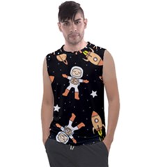 Astronaut Space Rockets Spaceman Men s Regular Tank Top by Ravend