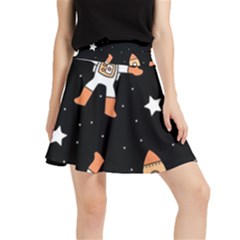 Astronaut Space Rockets Spaceman Waistband Skirt by Ravend