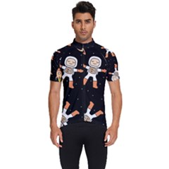 Astronaut Space Rockets Spaceman Men s Short Sleeve Cycling Jersey by Ravend