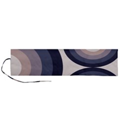 Circle Tile Design Pattern Roll Up Canvas Pencil Holder (l) by Ravend