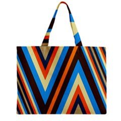 Pattern Triangle Design Repeat Zipper Mini Tote Bag by Ravend