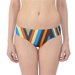 Pattern Triangle Design Repeat Hipster Bikini Bottoms by Ravend