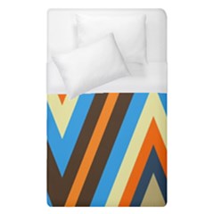 Pattern Triangle Design Repeat Duvet Cover (single Size) by Ravend