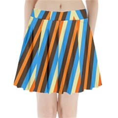 Pattern Triangle Design Repeat Pleated Mini Skirt by Ravend