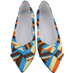 Pattern Triangle Design Repeat Women s Bow Heels by Ravend