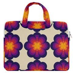 Flower Pattern Design Seamless Macbook Pro 13  Double Pocket Laptop Bag by Ravend