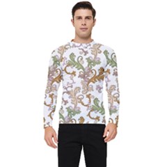 Pattern Design Art Decoration Men s Long Sleeve Rash Guard by Ravend