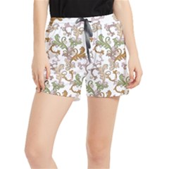 Pattern Design Art Decoration Women s Runner Shorts by Ravend