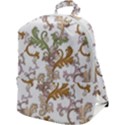 Pattern Design Art Decoration Zip Up Backpack View1