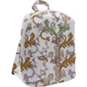 Pattern Design Art Decoration Zip Up Backpack View2