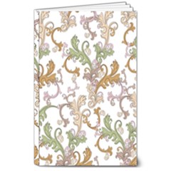 Pattern Design Art Decoration 8  X 10  Softcover Notebook by Ravend