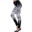 Sun Moon Star Universe Space Lightweight Velour Leggings View3