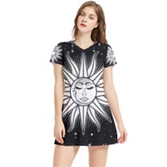 Sun Moon Star Universe Space Women s Sports Skirt by Ravend